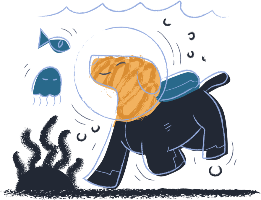 Ilustrasi MeChat Setup Dark